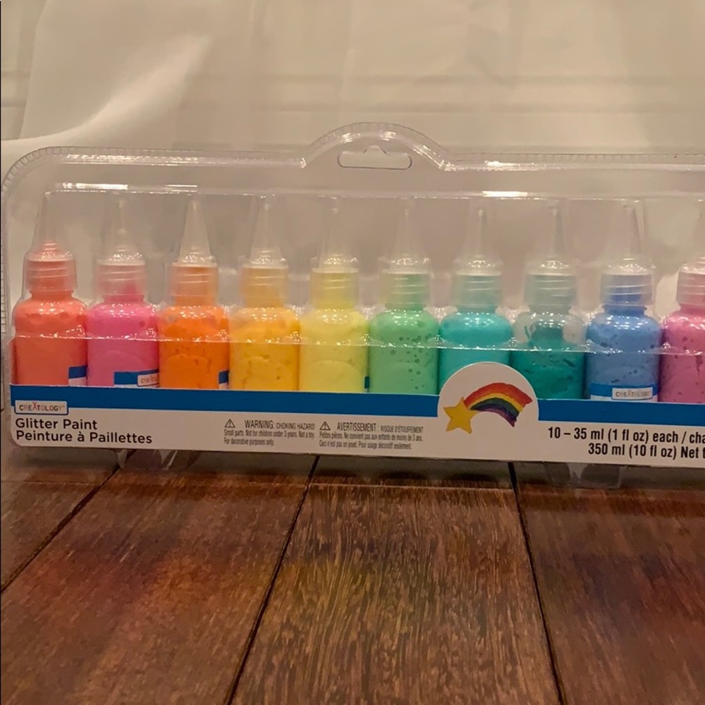 Creatology Glitter Paints (6 pkgs of 10 paints)